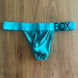 Box Menswear Green Thong